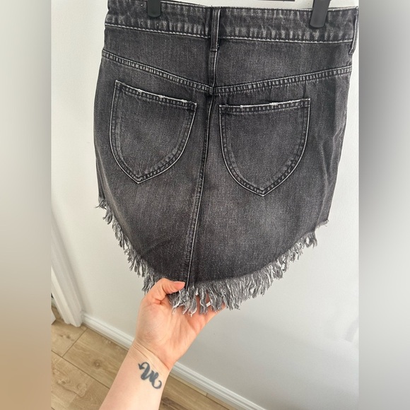NWT- FREE PEOPLE MAVERICK DENIM SKIRT - Picture 5 of 12